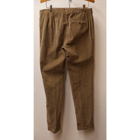 J Jill Stretch Corduroy Pants Size 10 Straight Front 2 Pockets Front Zip Khaki79 - Picture 6 of 16